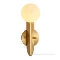 Wall Sconce For Hotel Antique Brass Modern Glass Wall Lamp For Hotel Supplier